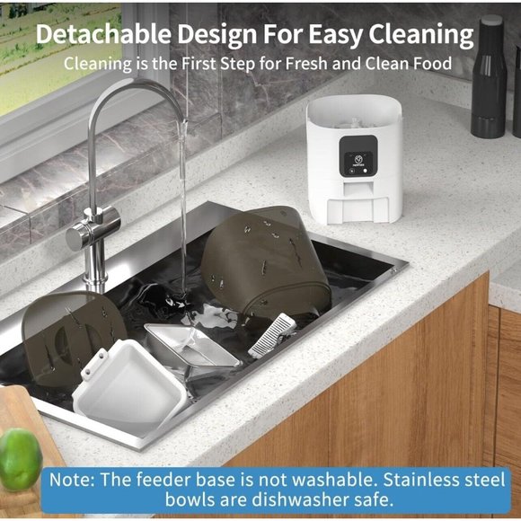 papifeed automatic pet feeder, Cat/Dog Feeder, Smartphone App Controlled Feeder - Picture 2 of 16